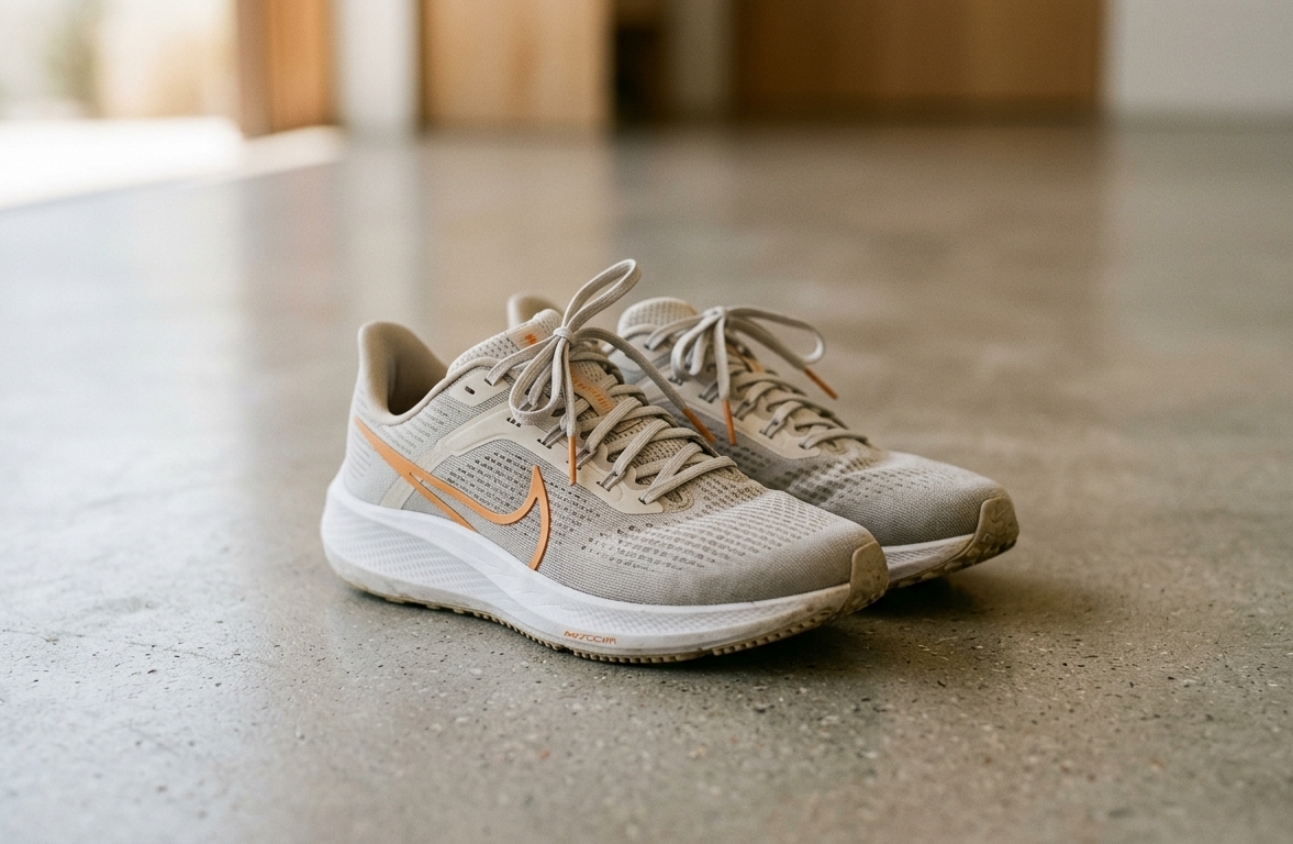 Bežecká obuv na tréningovej dráhe